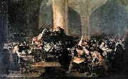 Francisco de Goya Tribunal de la Inquisicion o Auto de fe de la Inquisicion oil painting reproduction